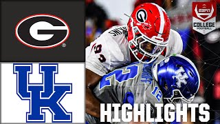 Georgia Bulldogs vs Kentucky Wildcats  Full Game Highlights  ESPN College Football [upl. by Latt]