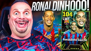 104 RONALDINHO EFSANESİ GERİ DÖNDÜ PES 2025 eFootball TOP AÇILIMI [upl. by Atikcir]