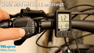 VOLspeed Tuning Giant  Bedienung mit RideControl Plus [upl. by Galen]