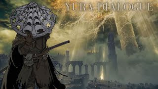 Yura dialogue after killing Nerijus the bloody finger Elden Ring [upl. by Ahsinyd]