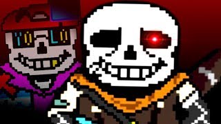 UNDERTALE Ink Sans Complete Fight [upl. by Ffej]