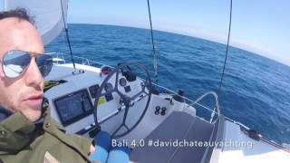 Bali 40 sailing in the Pacific [upl. by Ylecic753]