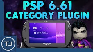 PSPPSP GO 661 Category Lite Plugin Organise Your Games 2017 [upl. by Aninotna]