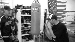 Boxing Trainer Joe Goossen Has A Trick Punch [upl. by Anaizit]