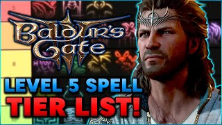 BG3 Level 5 Spell Tier List post honor mode [upl. by Nnylodnewg]