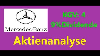 Mercedes Benz Aktie  der Favorit unter den Analysten als Kauf [upl. by Xirtaeb705]