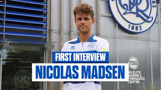 quotIm Happy To Finally Be Herequot 🇩🇰  Nicolas Madsens First QPR Interview [upl. by Pearse]