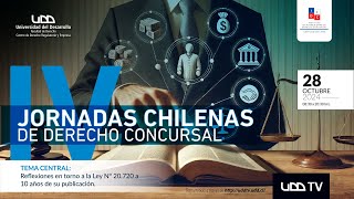 Webinar  IV Jornadas Chilenas de Derecho Concursal [upl. by Orvie]