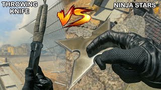 Throwing Knife vs Ninja Stars in Modern Warfare 3 Which is Better [upl. by Aihsyt]