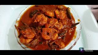 Konchu Curry  Chemmeen Curry  Prawn Curry Kerala Style Video Recipe  Kudampuliyitta Chemmeen [upl. by Meter]