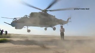 The girl journalist was nearly tonsured by the helicopter [upl. by Eardnoed]