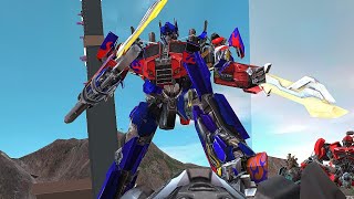 prisma3d test animation enragon sword Optimus prime [upl. by Sivehc686]