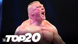 20 greatest Brock Lesnar moments WWE Top 10 Special Edition March 17 2022 [upl. by Aniuqaoj452]