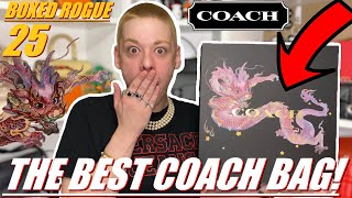 THE BEST COACH BAG EVER MADE Coach Boxed New Year Rogue 25 with Dragon UNBOXING [upl. by Luciana92]