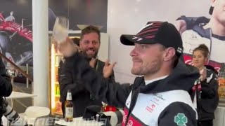 Alfa Romeo F1 Team congratulating Valtteri Bottas after an amazing P5 [upl. by Polad871]