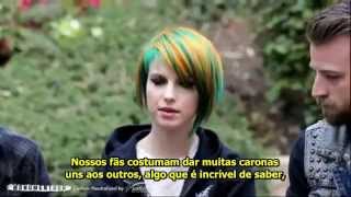 Monumentour  Paramore and Fall Out Boy JustGreen LEGENDADO paramorecombr [upl. by Carbo]