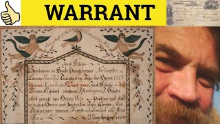 🔵Warrant Warranted Warranty Unwarranted  Warrant Meaning Warranty Examples Unwarranted Definition [upl. by On918]