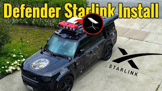 Starlink install on Defender  Aryan Rahul Yaduvanshis Vlog [upl. by Rebmyt]