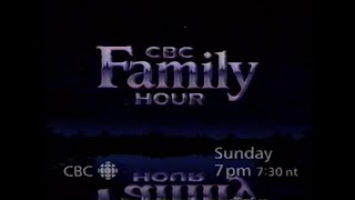 CBC  Family Hour Commercial 1996 [upl. by Freyah]