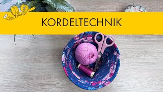 DIY Aufbewahrungskorb  Anleitung Kordeltechnik [upl. by Schnurr]