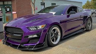 Custom Purple Mustang GT Walkaround [upl. by Spike]