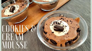 Cookies amp Cream Mousse DoubleCHOCOLATE [upl. by Sallad]