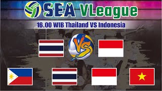 Live Score SEA V League 2024 Thailand VS Indonesia [upl. by Eylhsa]