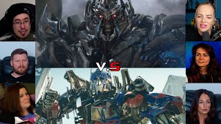 Optimus prime vs Megatron Transformers  2007  Reaction Mashup  transformers [upl. by Wind]