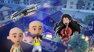 Kak Ros Hantu kuyang NAMPAK di kamera Drone Upin amp Ipin [upl. by Langley]