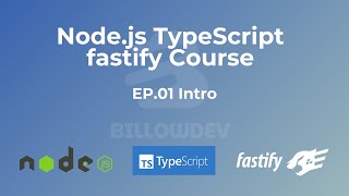 Node js TypeScript Fastify 01 Intro [upl. by Reivaj]