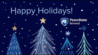 A Holiday Message from Penn State Behrend [upl. by Adnicul360]