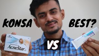 Acnestar Soap Vs benzoyl peroxide cream  Acnestar Soap review [upl. by Akcire]