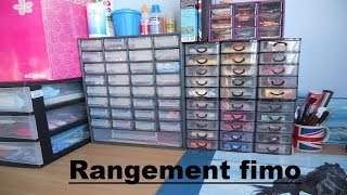 Mon rangementatelier fimo [upl. by Dweck]