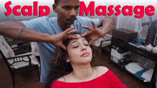 Indian Head Massage ASMR for Sleep  Indian Massage [upl. by Arraik56]