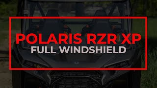 How to Install SuperATVs Full Polycarbonate Windshield on the 2024 Polaris RZR XP [upl. by Gerrie]