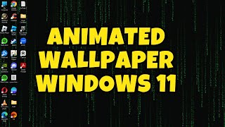 How To Get Animated Wallpapers For Windows 11 [upl. by Einuj]