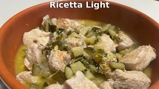 Ricetta Light e Saporita Spezzatino di Tacchino con Zucchine e LimonePerfetto per una Cena Leggera [upl. by Sillig]