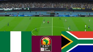 Nigeria vs South Africa 2024 CAF Africa Cup Penalty shootout  Video game simulation PES 2021 [upl. by Felisha]