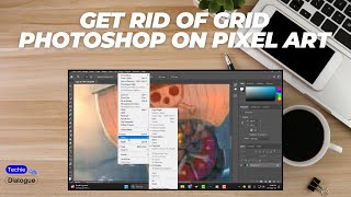 How to Get Rid of Grid Photoshop on Pixel Art [upl. by Ilarrold]