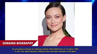 Olivia Wilde Biography [upl. by Yecram]