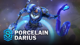 Porcelain Darius Skin Spotlight  PreRelease  PBE Preview  League of Legends [upl. by Mmada]