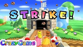 Mario Party 9 Goomba Bowling  Toad vs Shy Guy vs Peach vs Daisy Coop 4 Player Gameplay [upl. by Okier]