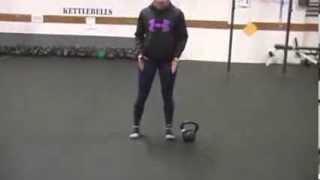 Beginner Kettlebell Exercises for Women Goblet Squat [upl. by Ivy]