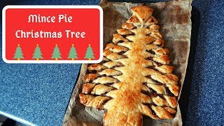 MINCE PIE CHRISTMAS TREE PASTRY  EASY BAKE  VLOGMAS [upl. by Dorcia]