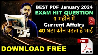 🔥 Current Affairs 2024 BEST QUALITY CONTENT Free Pdf Download  RRB ALP 2024  SSC 2024  SSC CGL [upl. by Etnaled]