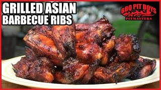 How to Grill Asian Style BBQ Ribs  Recipe [upl. by Bernie]