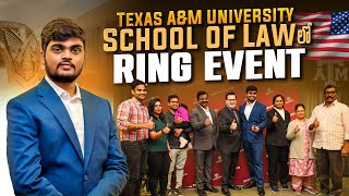 Aggie Ring Event  Texas AampM University School of Law [upl. by Maghutte732]