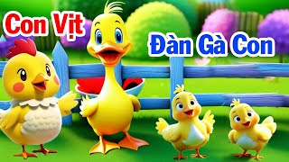 Một Con Vịt 🐥 Đàn Gà Con 🐣🦆 Một Con Vịt Xòe Ra 2 Cánh  Hoạt Hình Nhạc Thiếu Nhi Vui Nhộn [upl. by Crandell]