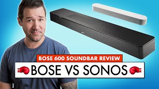 BOSE VS SONOS Soundbar BOSE 600 Review  2022 Best Small Sound Bar [upl. by Oelgnaed]