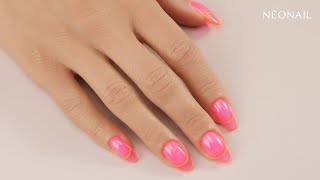 NEONAIL Tutorial  Stylizacja Glass [upl. by Jochebed]